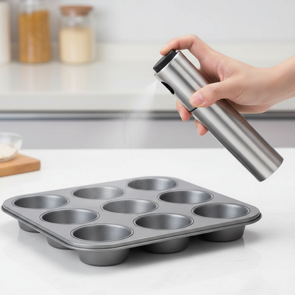 Vaporisateur d’huile avec réservoir en inox