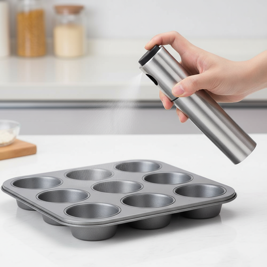 Vaporisateur d’huile avec réservoir en inox
